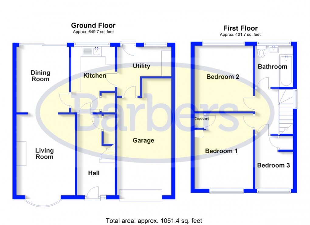 Floorplan for The Grove, Whitchurch