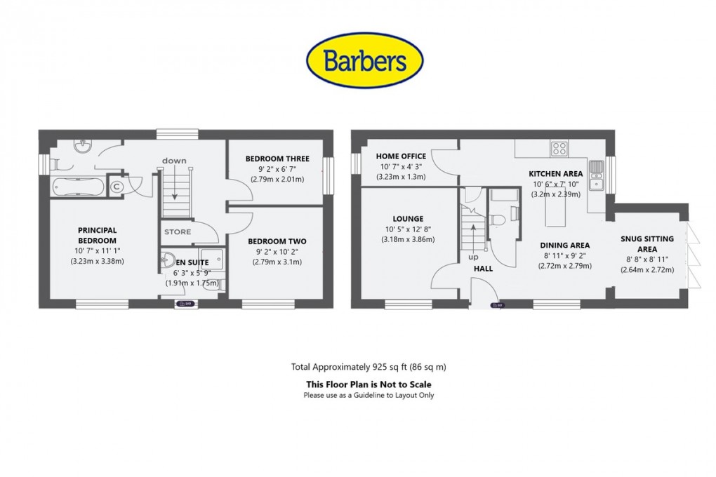 Floorplan for Shilling Close, Loggerheads