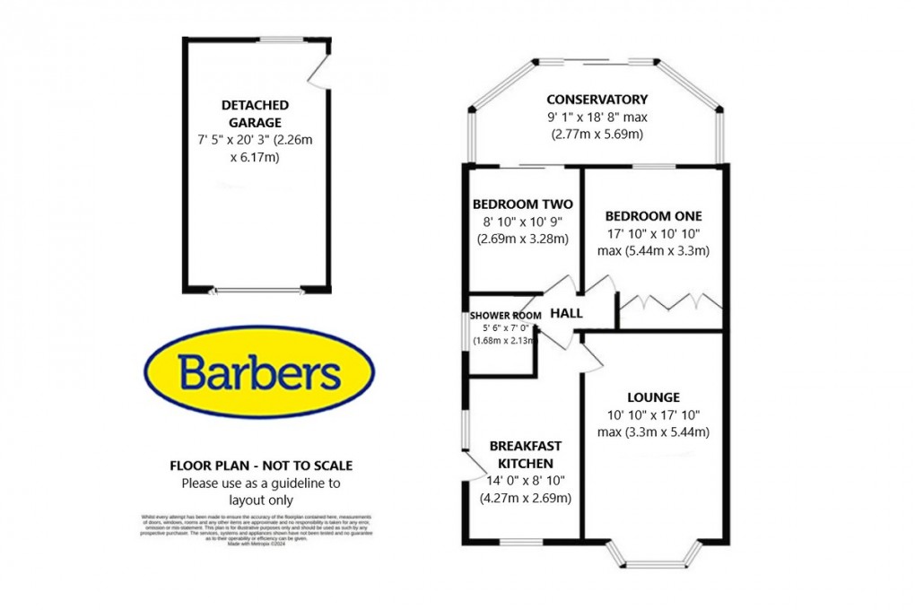 Floorplan for Prospect Road, Market Drayton