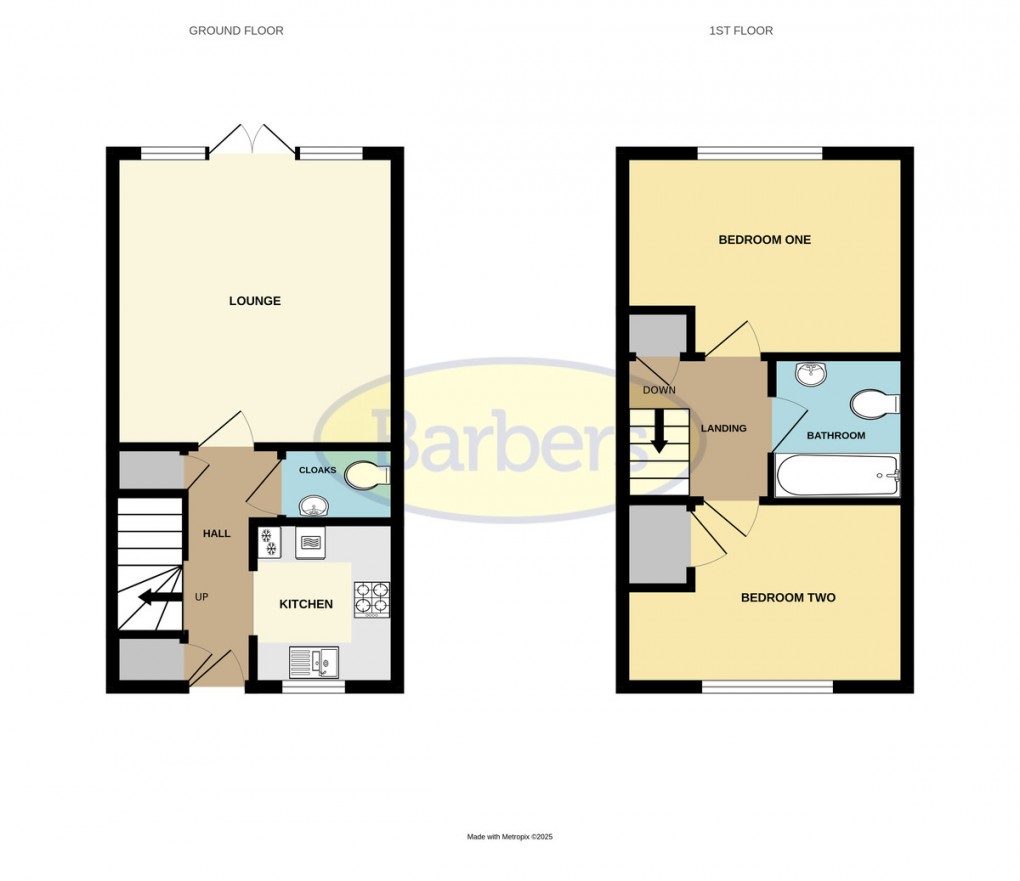 Floorplan for Oxmoor Avenue, Hadley, Telford, TF1 5SN