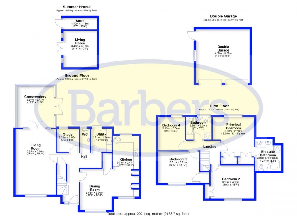 Floorplan for Meynellfield, Loggerheads