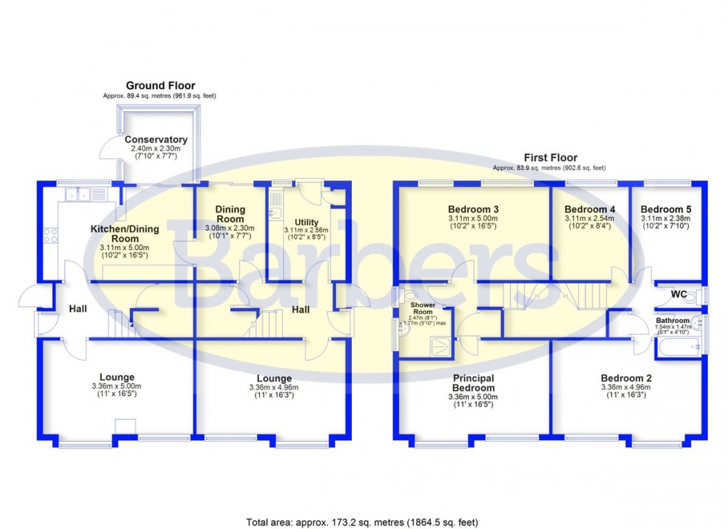 Floorplan for Longford Turning, Market Drayton