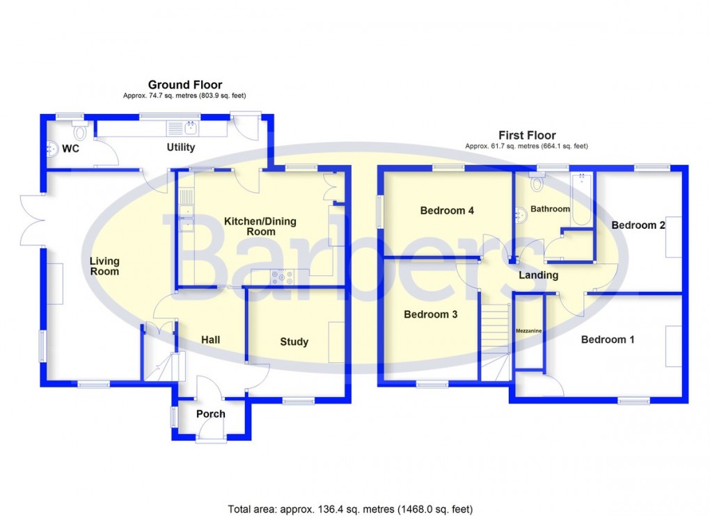 Floorplan for Alkington, Whitchurch
