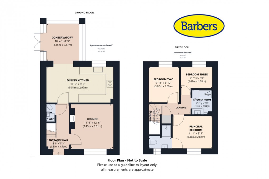 Floorplan for Silver Close, Norton-in-hales