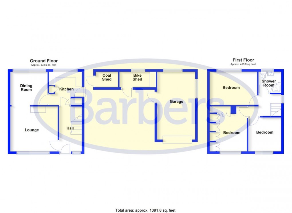 Floorplan for Wrexham Road, Whitchurch