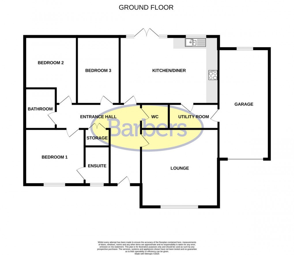 Floorplan for Shrewsbury Street, Prees