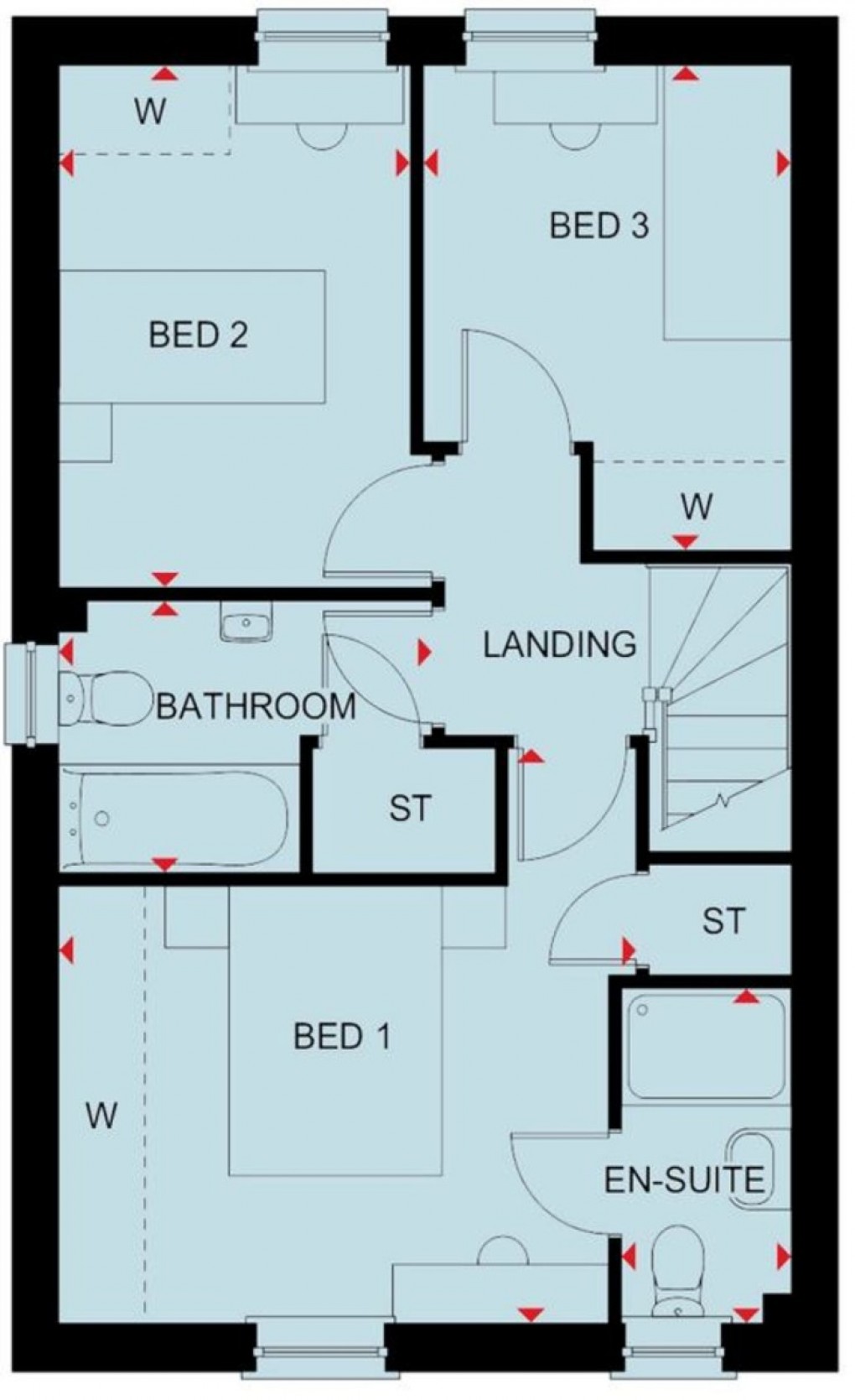 Floorplan for The Damsons, Market Drayton