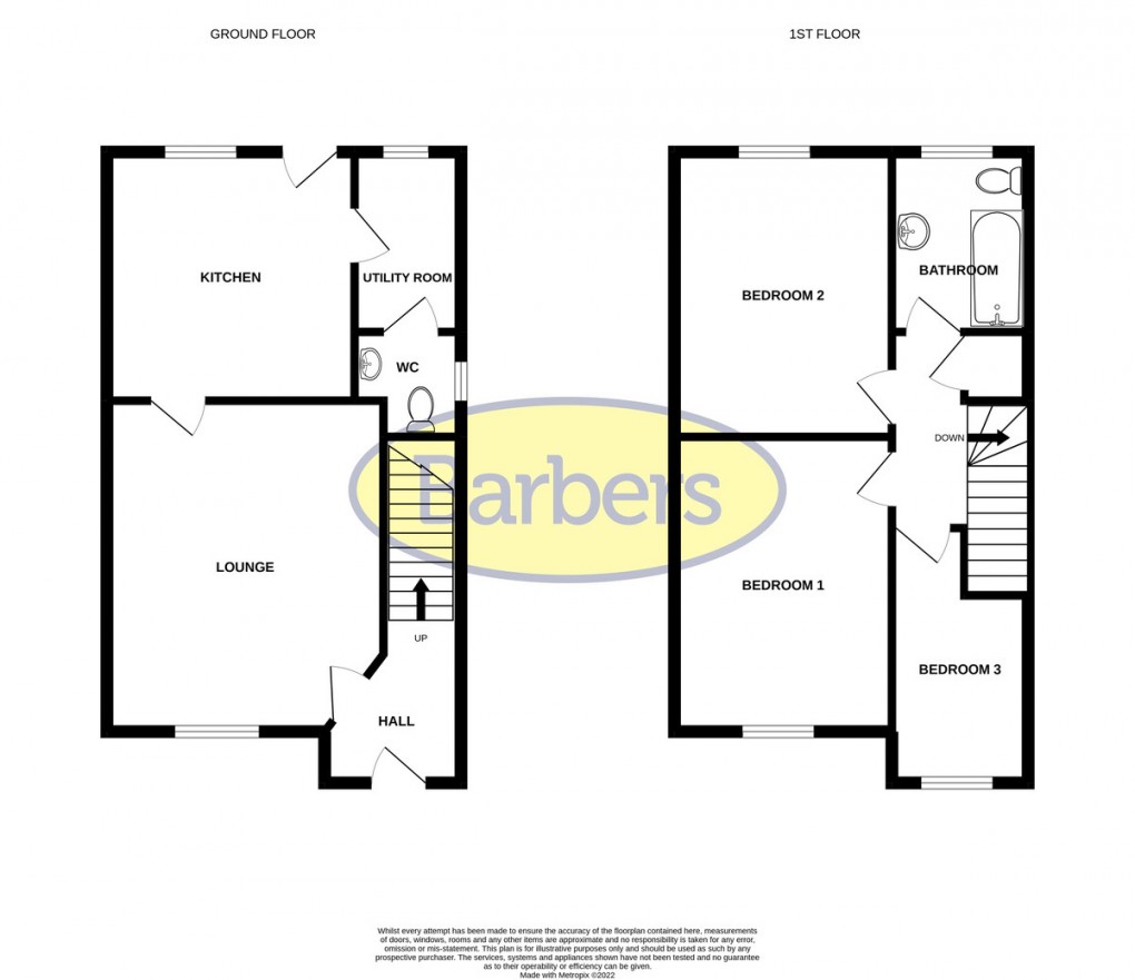 Floorplan for The Sidings, Station Road, Whitchurch