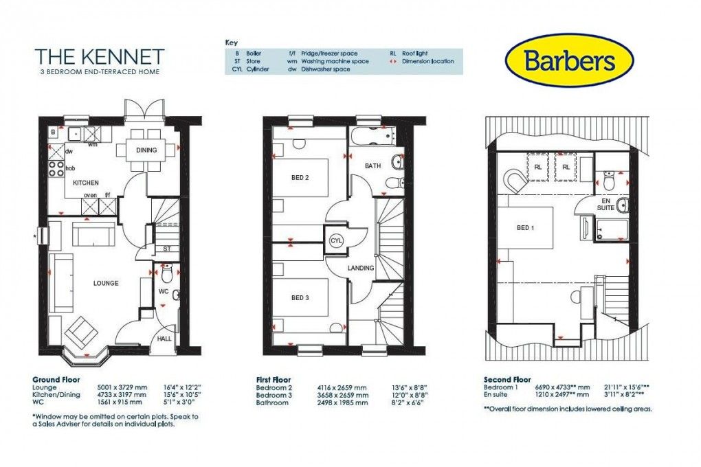 Floorplan for Verrill Close, Market Drayton