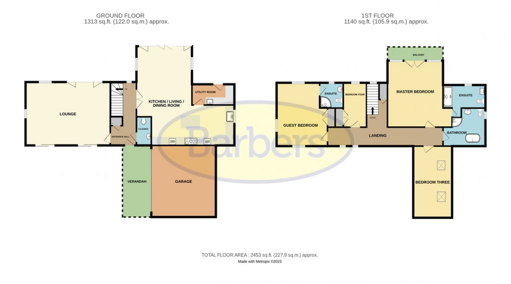 Floorplan for Whitley Fields, Eaton-on-Tern, TF9 2FF