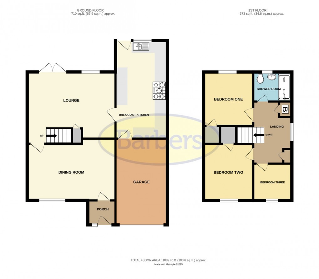 Floorplan for The Paddock, Muxton, Telford, TF2 8QS