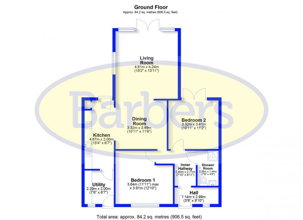 Floorplan for Langley Dale, Stoke On Tern, Market Drayton