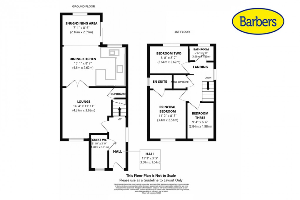 Floorplan for Woore, Cheshire
