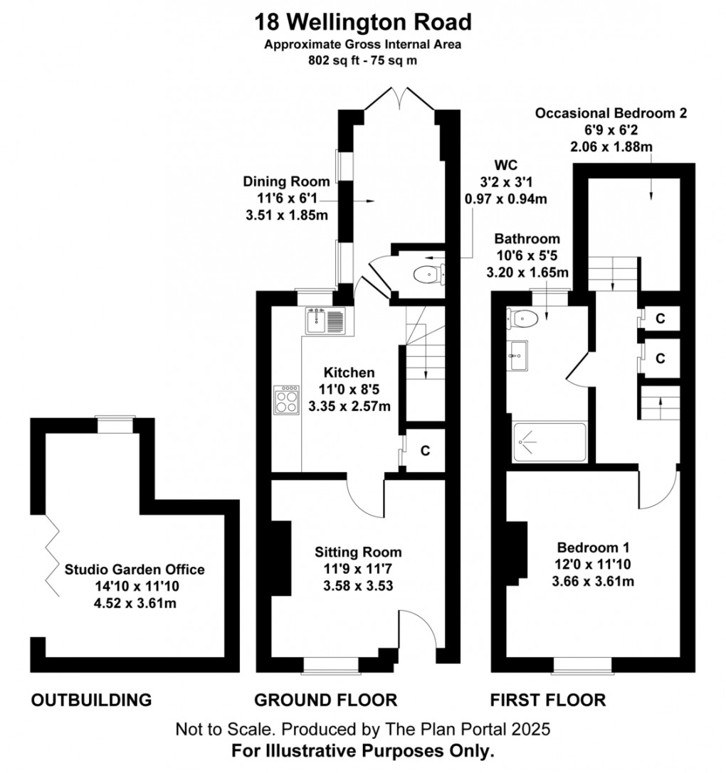 Floorplan for Wellington Road, Newport