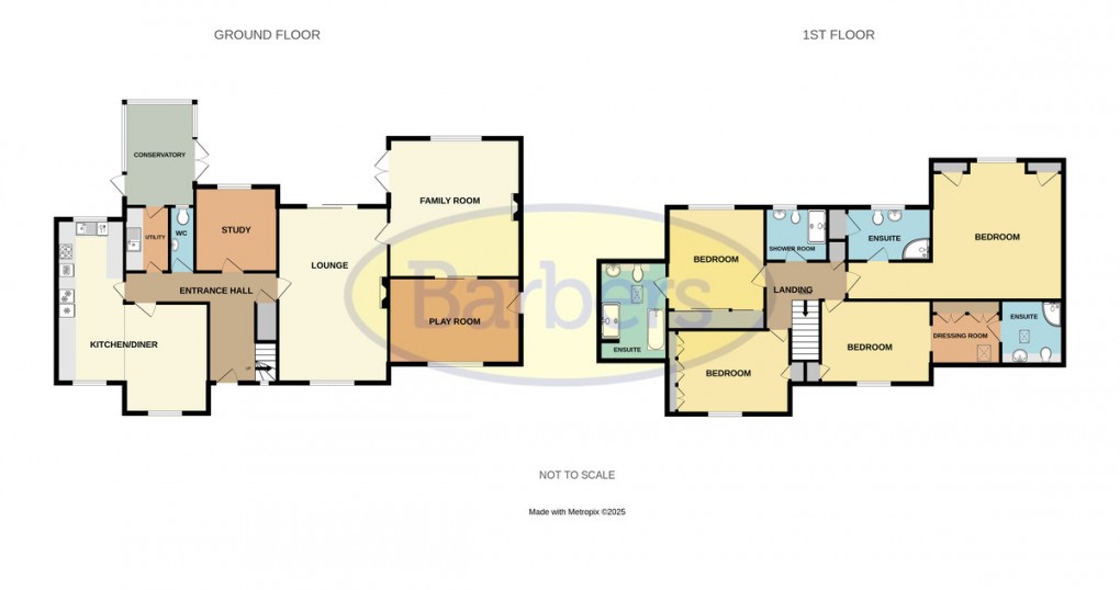 Floorplan for Woodford Green, Bratton, Telford, TF5 0NS.