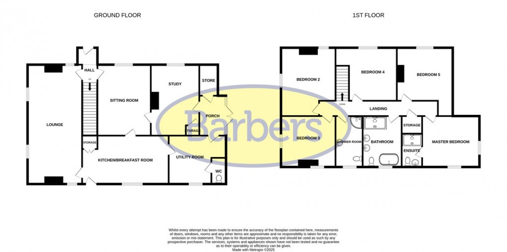 Floorplan for Wem Road, Clive, Shrewsbury