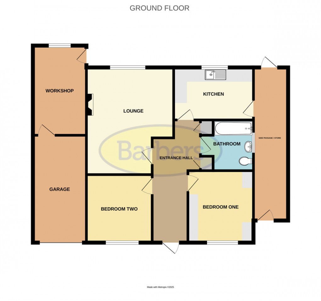 Floorplan for Wombridge Road, Trench, Telford, TF2 6PU.