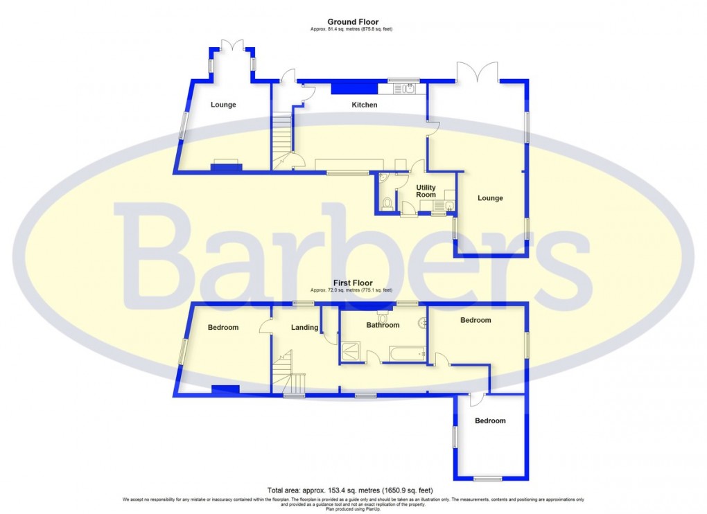 Floorplan for Abbots Way, Hodnet, Market Drayton, Shropshire