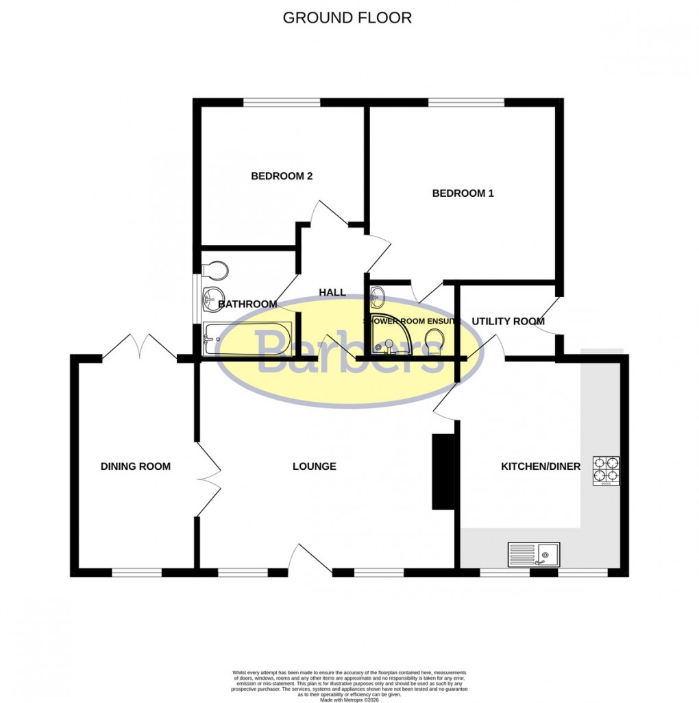 Floorplan for Ash Magna, Whitchurch