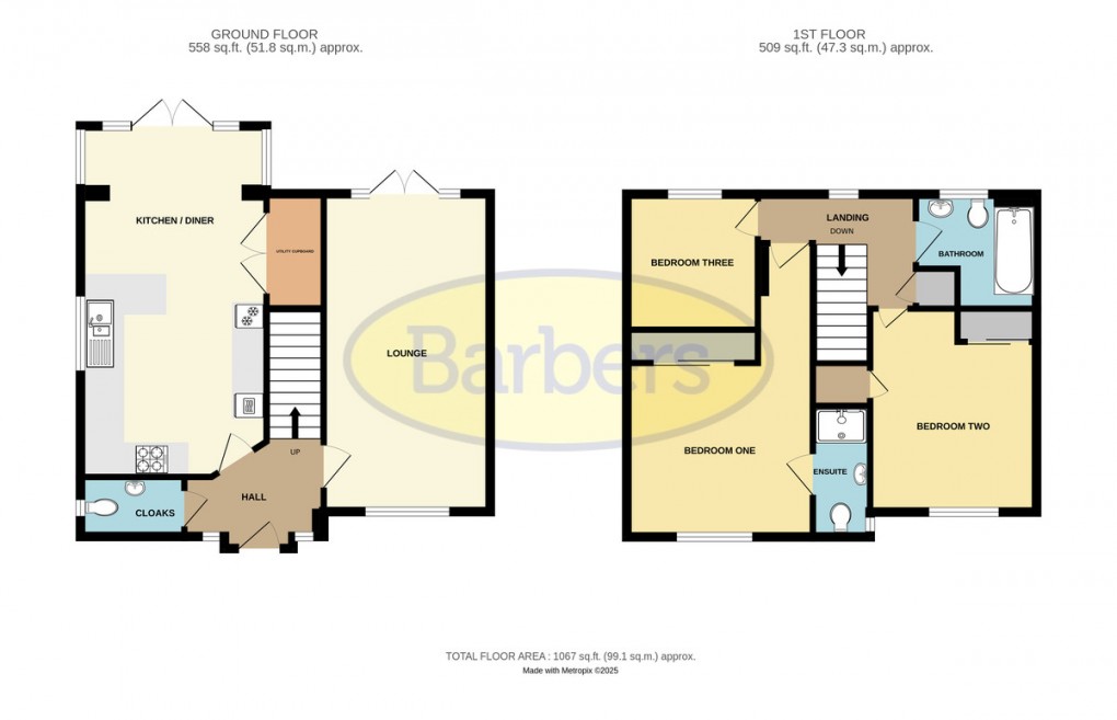 Floorplan for Doctor Hanna Way, Apley, Telford, TF1 6BP