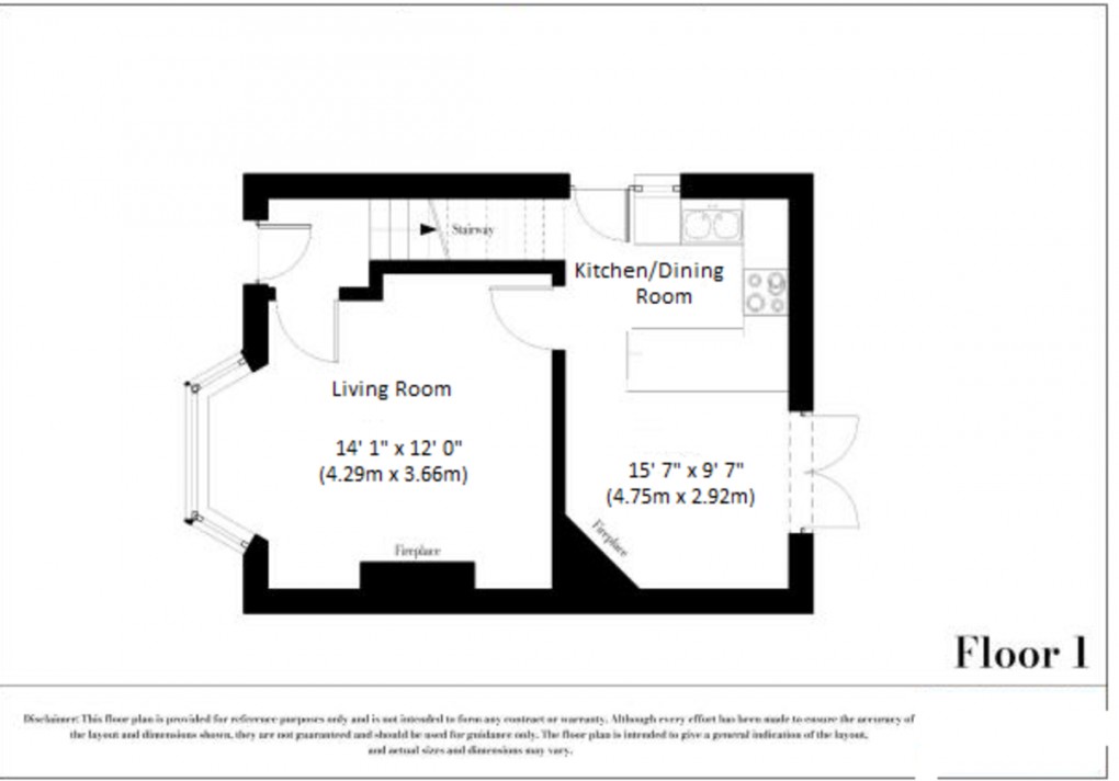 Floorplan for Muxton Lane, Muxton