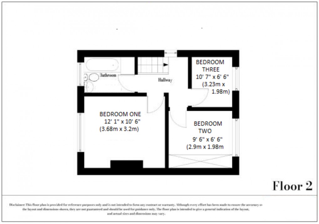 Floorplan for Muxton Lane, Muxton