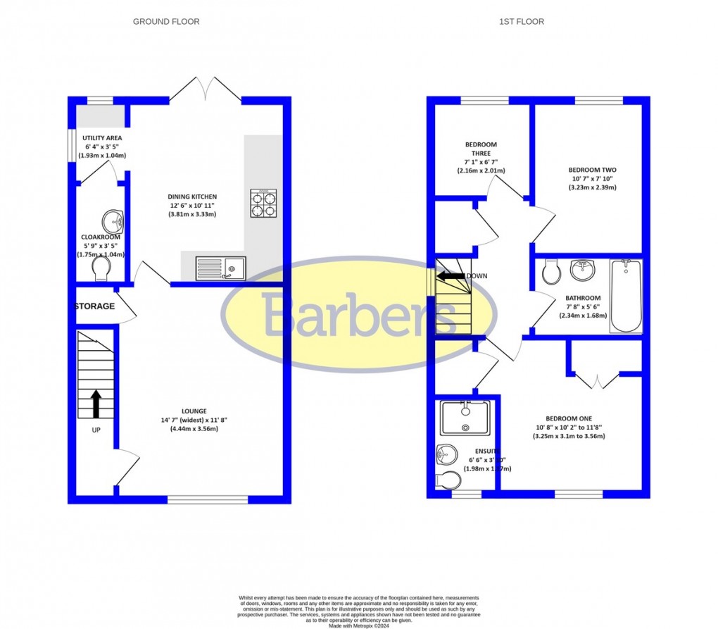 Floorplan for Frederick Beech Grove, Priorslee