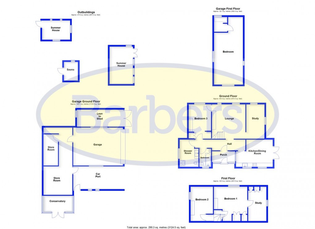 Floorplan for Weir Lane, Barkers Green, Wem