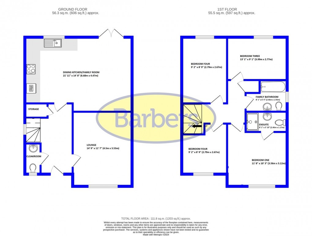 Floorplan for Frederick Beech Grove, Priorslee, Telford