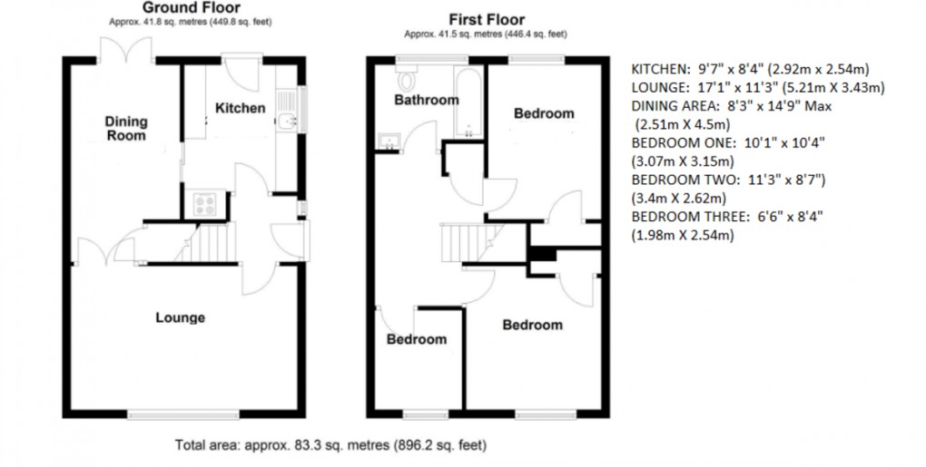 Floorplan for Wallshead Way, Church Aston