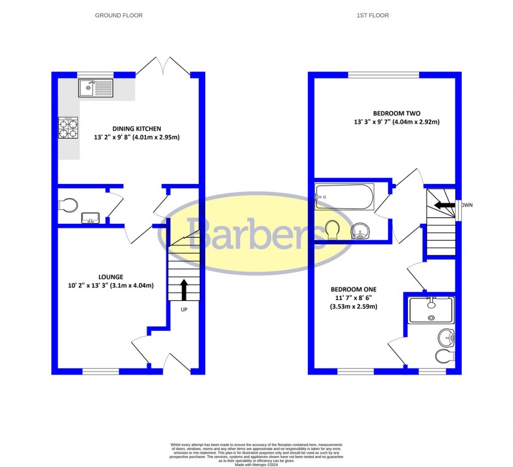 Floorplan for Frederick Beech Grove, Priorslee