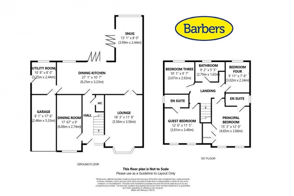 Floorplan for Hugo Way, Loggerheads