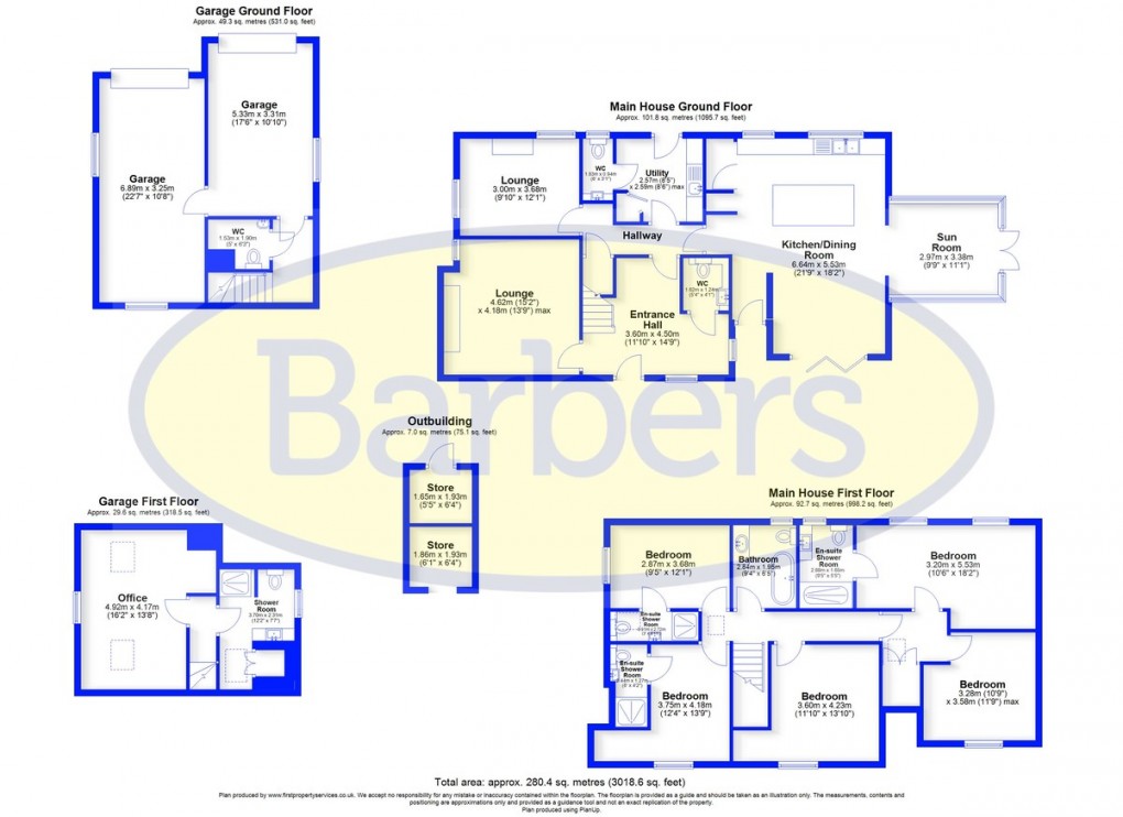 Floorplan for Stoke On Tern, Market Drayton