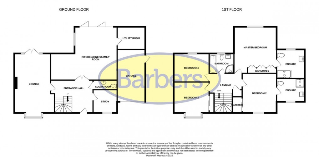 Floorplan for Oak Tree Way, Whitchurch
