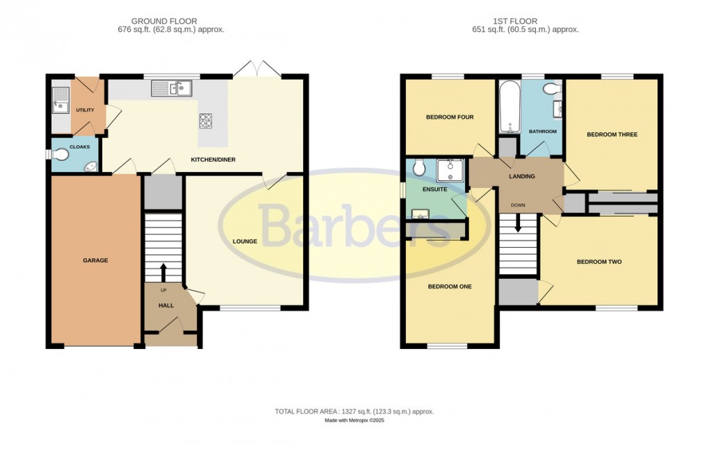 Floorplan for Holcroft Way, Cross Houses, Shrewsbury, SY5 6LQ