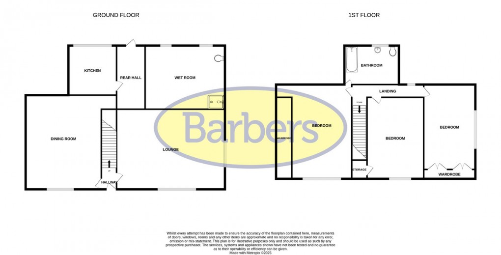 Floorplan for High Street, Wem