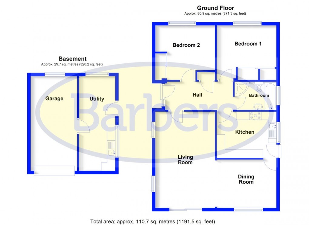 Floorplan for Eckford Park, Wem, Shropshire