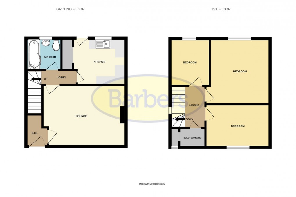 Floorplan for James Way, Donnington, Telford, TF2 8AX.