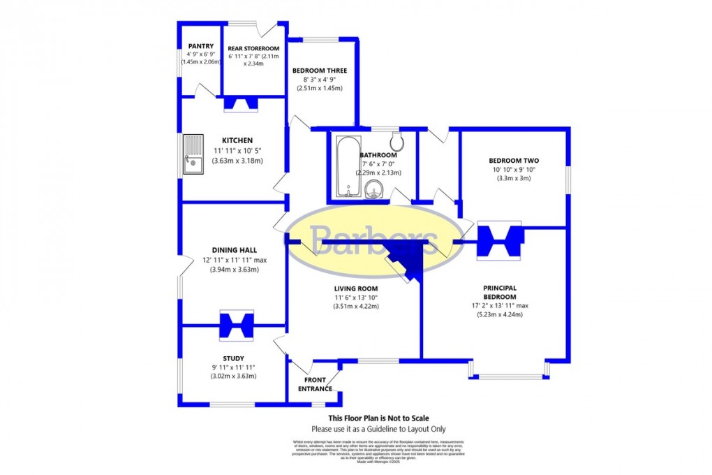 Floorplan for Drayton Road, Wollerton