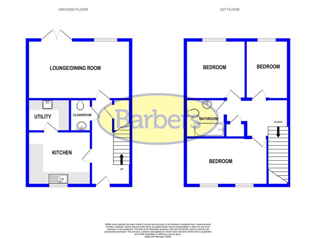 Floorplan for Guinea Close, Hookgate