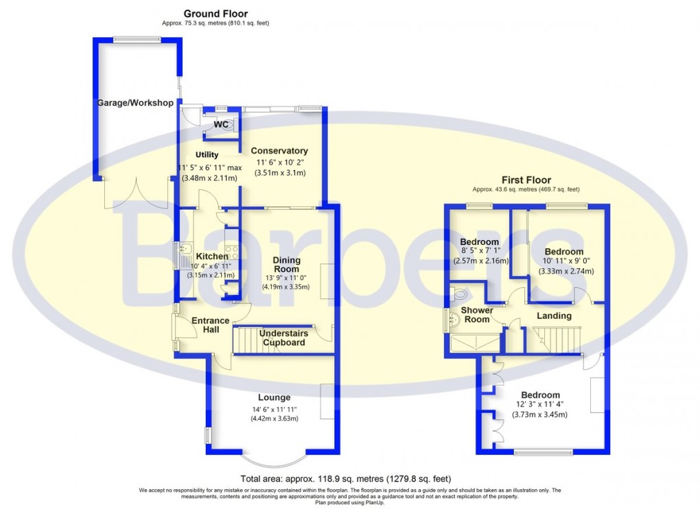 Floorplan for Smithfield Road, Market Drayton