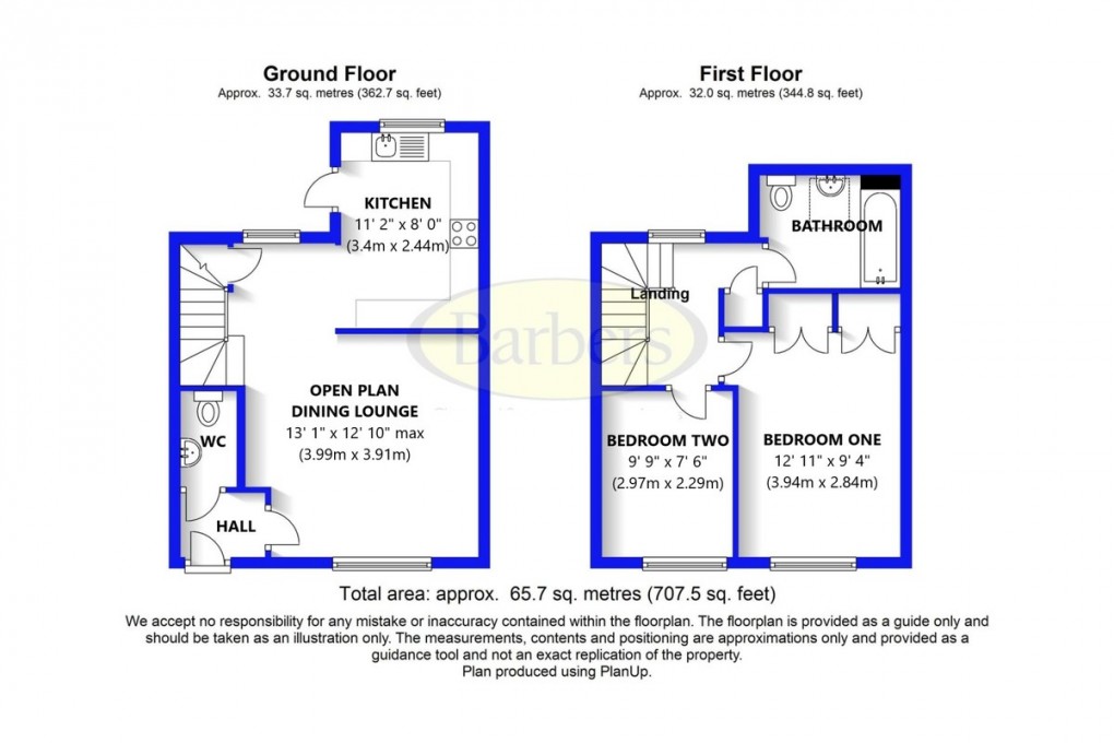 Floorplan for Drayton Mill Court, Market Drayton