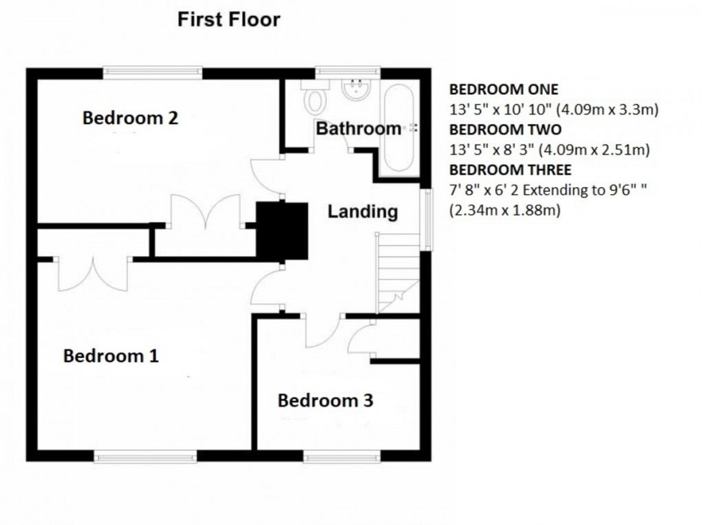 Floorplan for The Humbers , Donnington