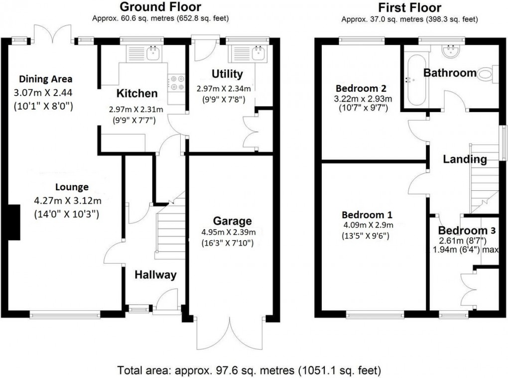 Floorplan for Church Aston, Newport