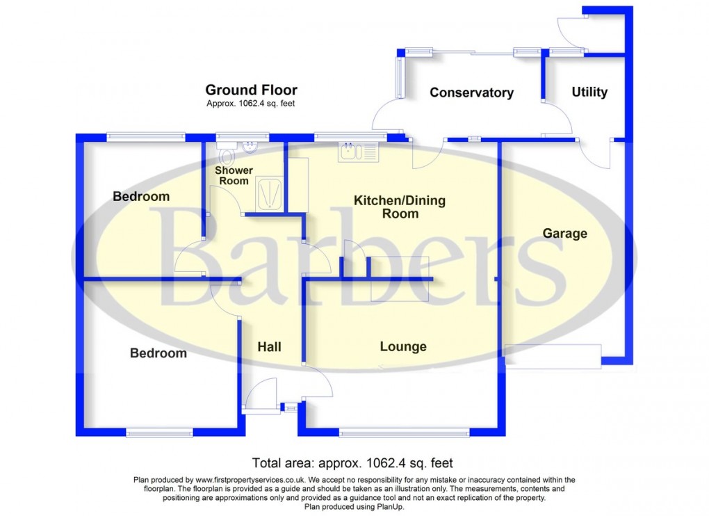 Floorplan for Heathwood Road, Higher Heath