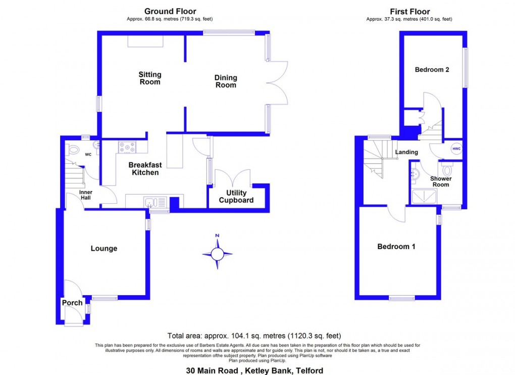 Floorplan for Main Road, Ketley Bank, Telford, TF2 0DH