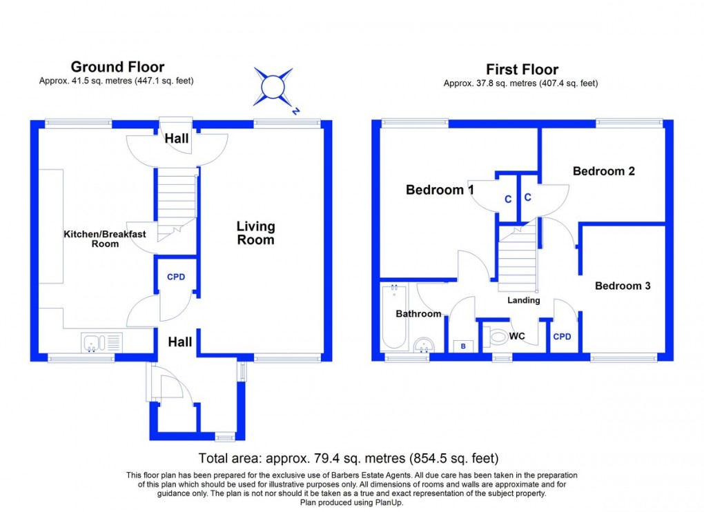 Floorplan for Summerhill, Sutton Hill, Telford, TF7 4EY