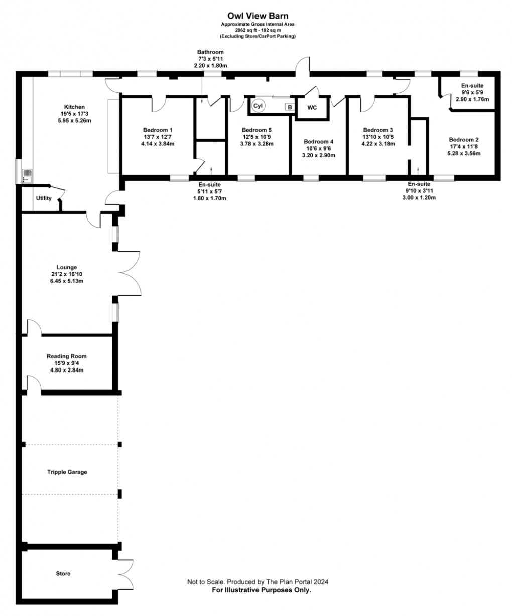 Floorplan for Childs Ercall, Market Drayton