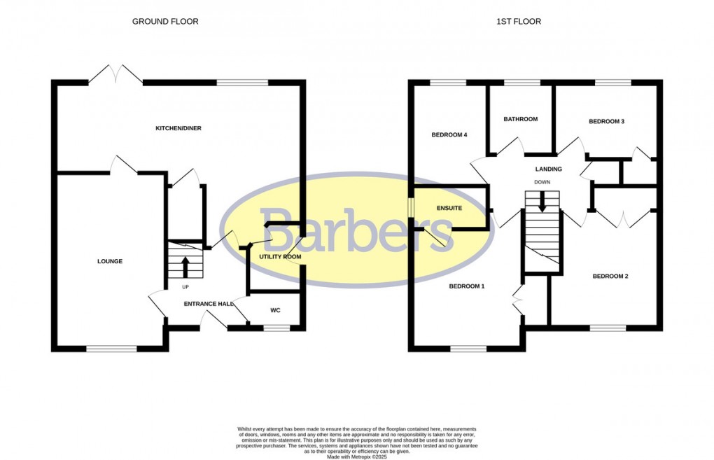 Floorplan for Station Road, Prees