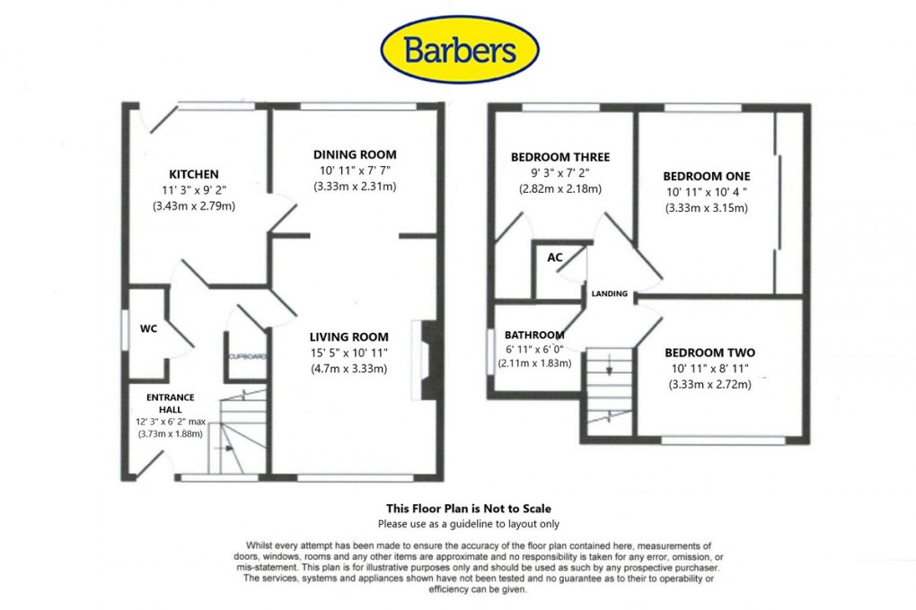 Floorplan for Milton Drive, Market Drayton